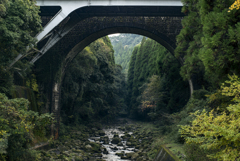 橋の下の川