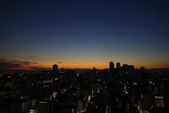 名古屋テレビ塔からの夕焼け