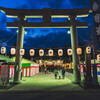 広島護国神社　夜の初詣