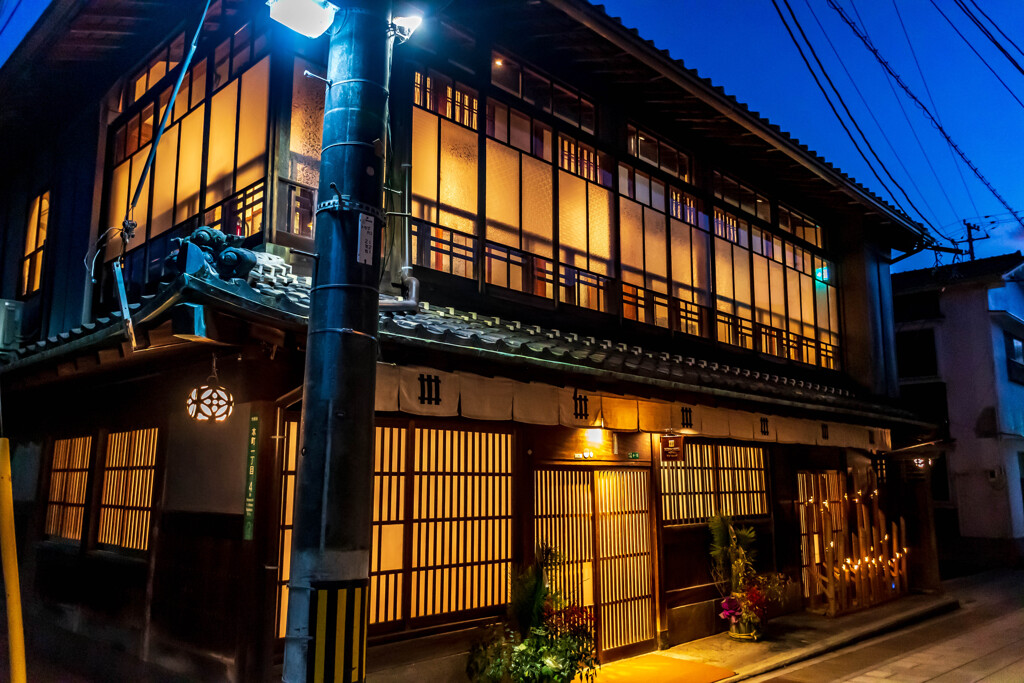 竹原市保存地区の夜景０３