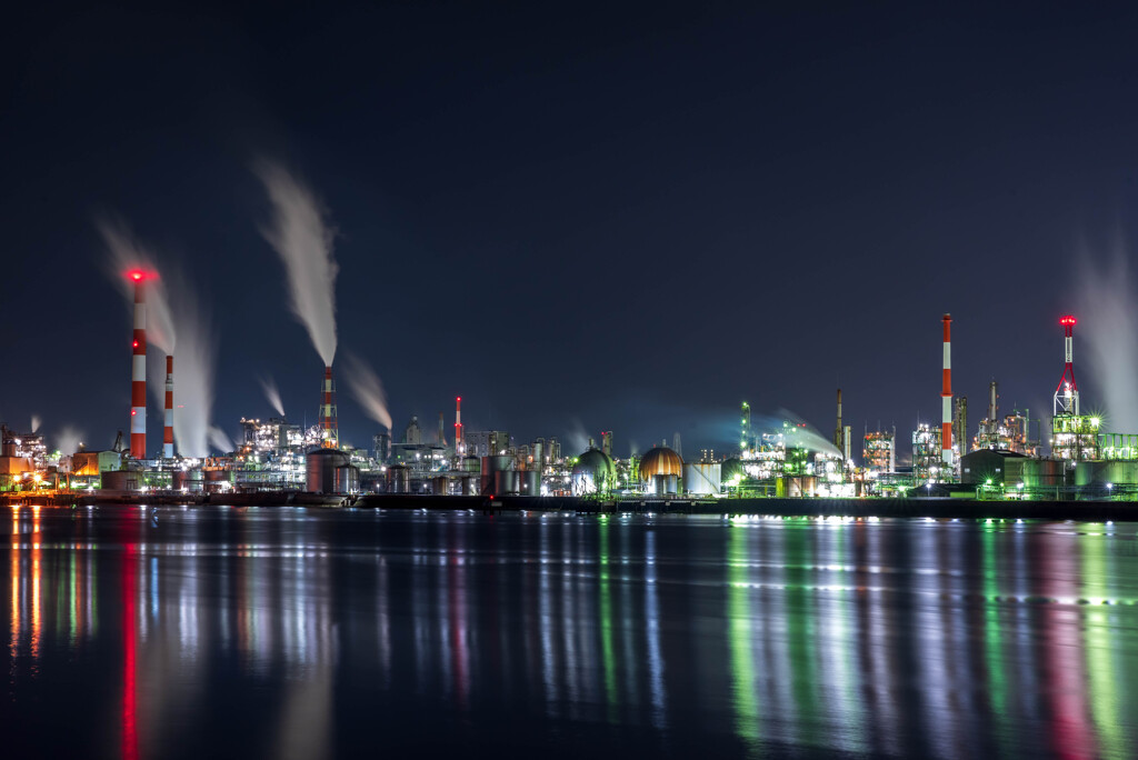 大竹市工場夜景０１