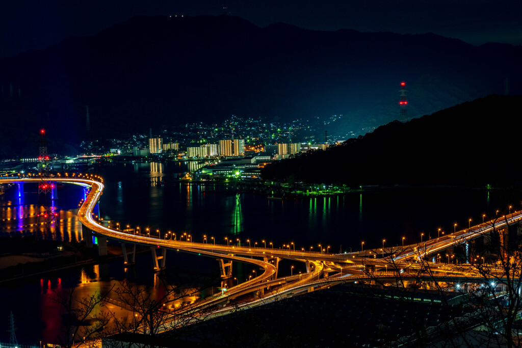 黄金山夜景