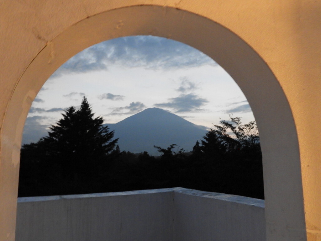 雨上がりの富士山