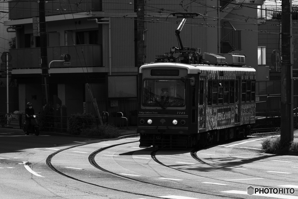都電が走る街１