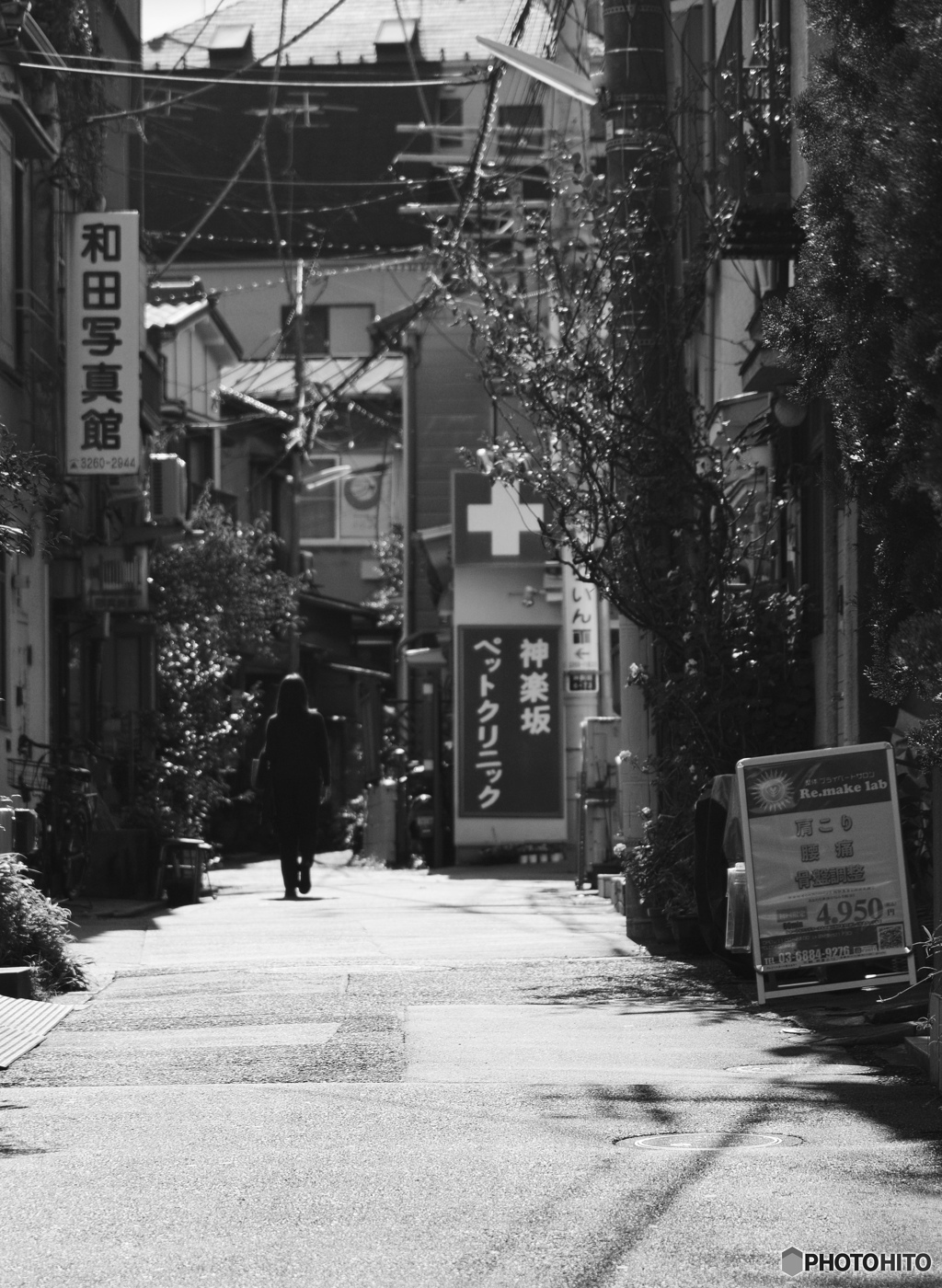 神楽坂にて