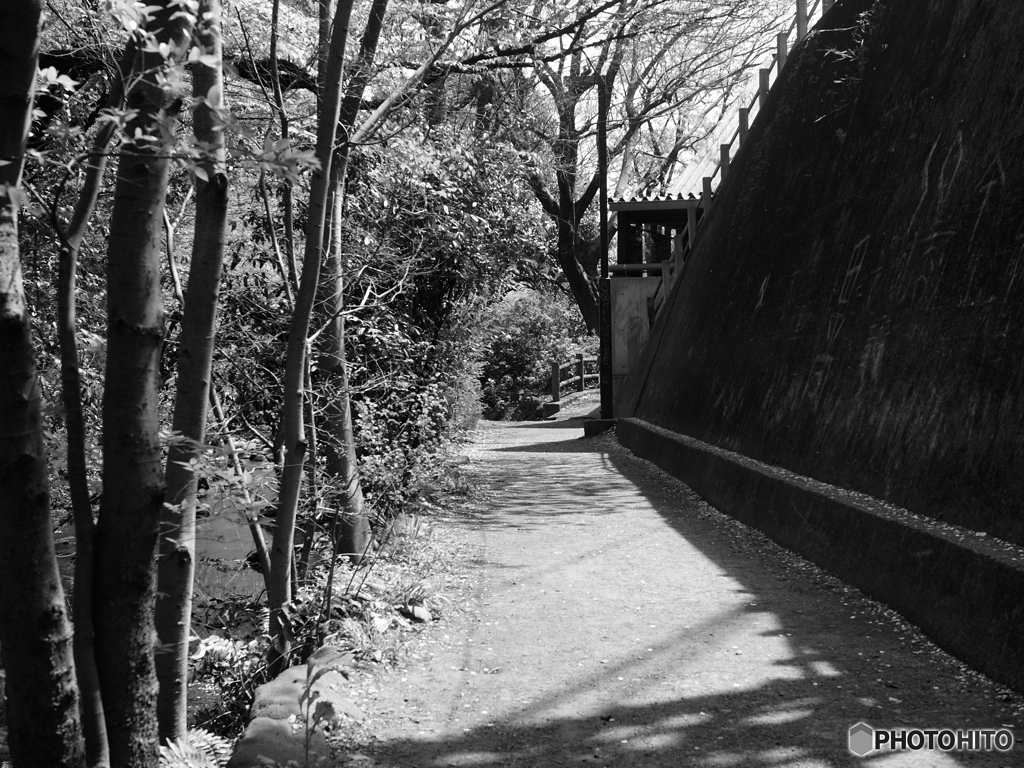 駅裏の風景