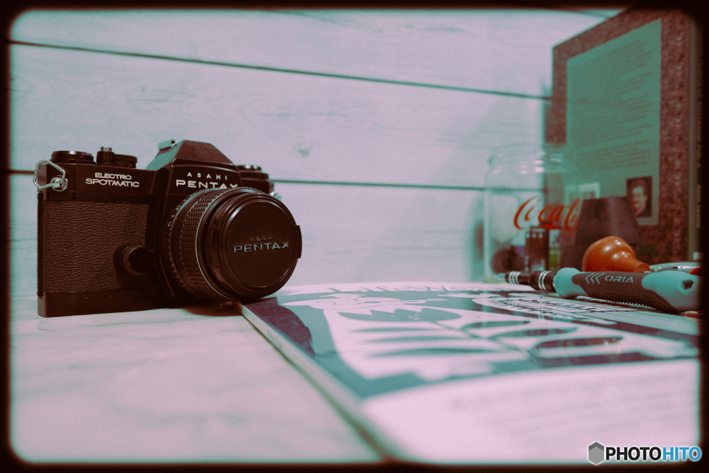 作業台にて・・・