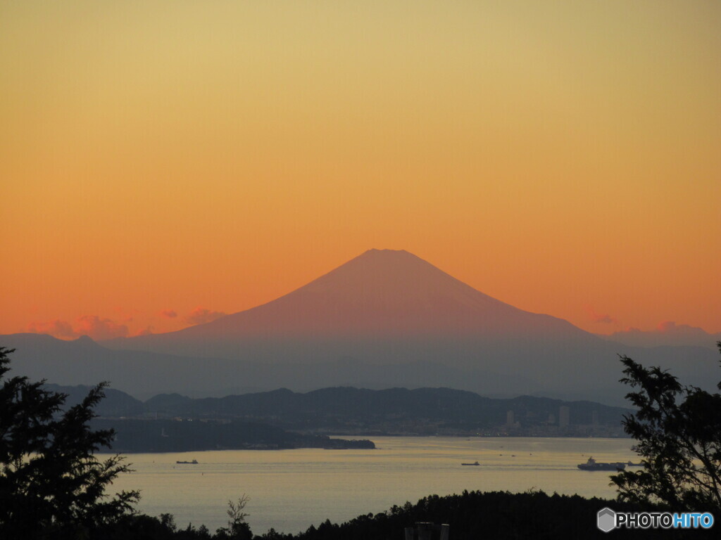 鹿野山からの富士山