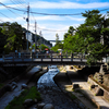 温泉街の風景