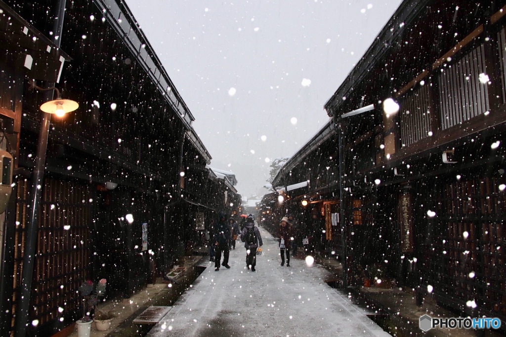 高山の街並み