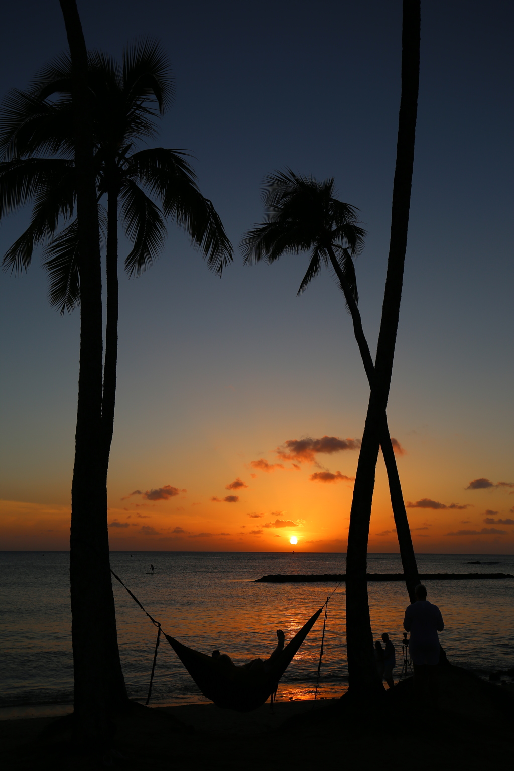 夕日