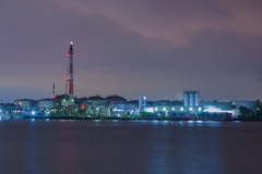 東京湾工場夜景