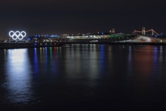 五輪と横浜夜景