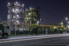 工場夜景