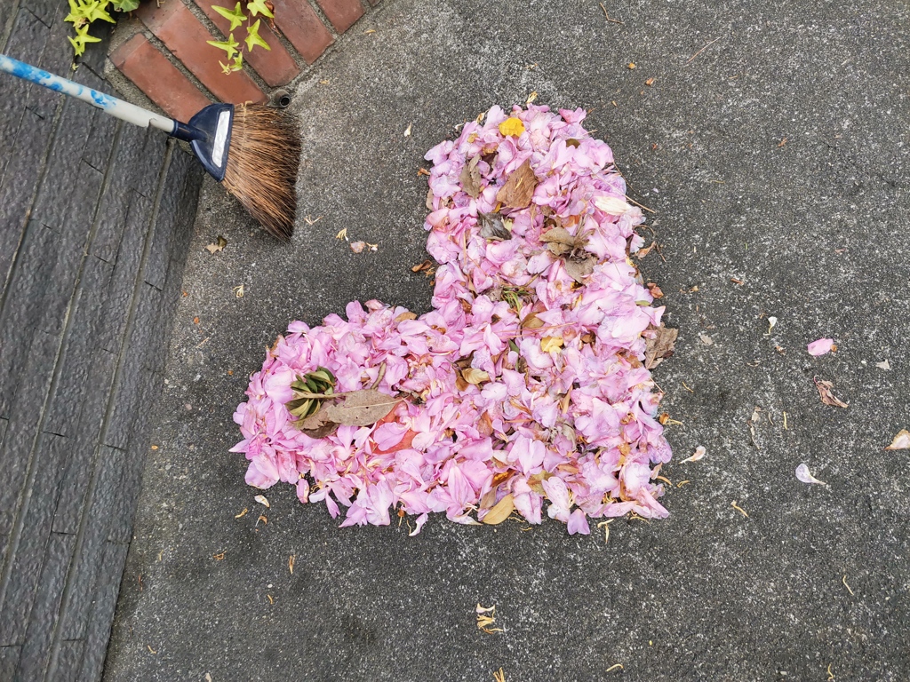 花びらアート