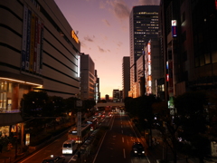 大宮駅西口　夕景