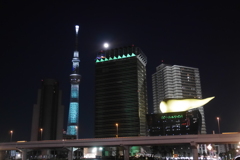東京スカイツリー　吾妻橋より