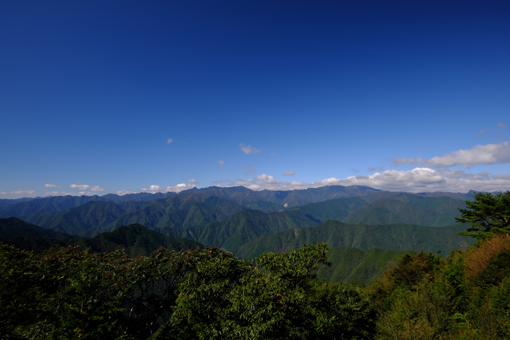 大峯の山々