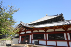 大仏殿　東の空