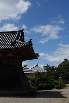 法華寺から西の空