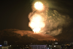若草山山焼き様子