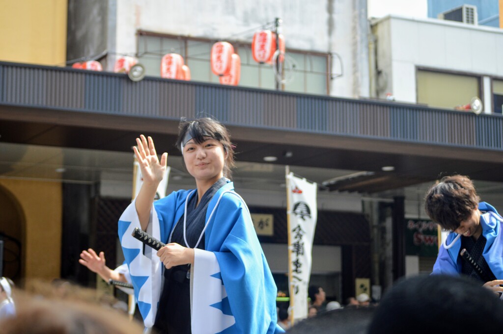 会津まつり　藩公行列にて①