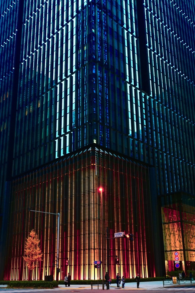 赤と青の交差点