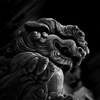 木彫りの像