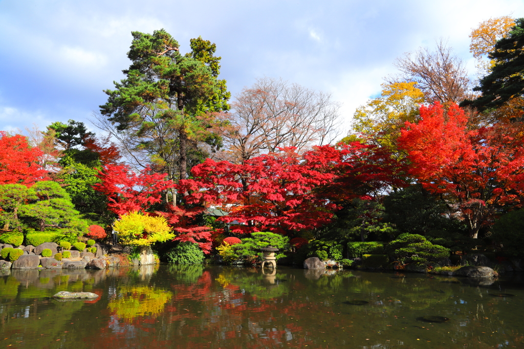 山形市宝幢寺もみじ公園