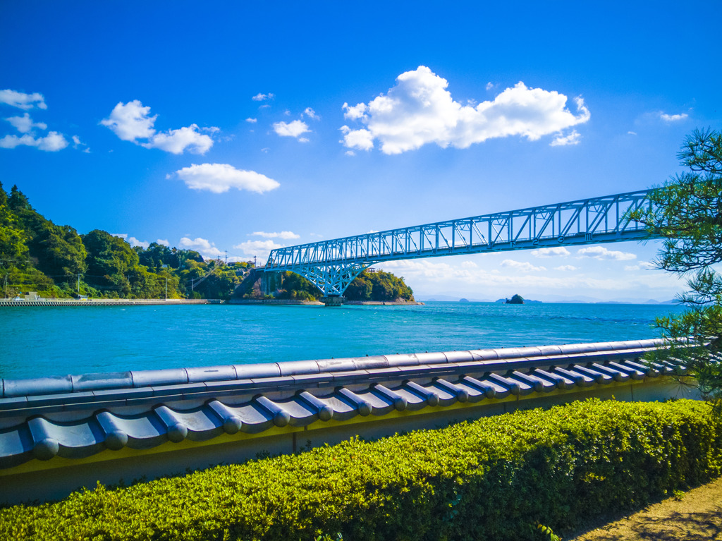 松濤園と海