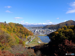 天童市天童公園(舞鶴山)からの眺望