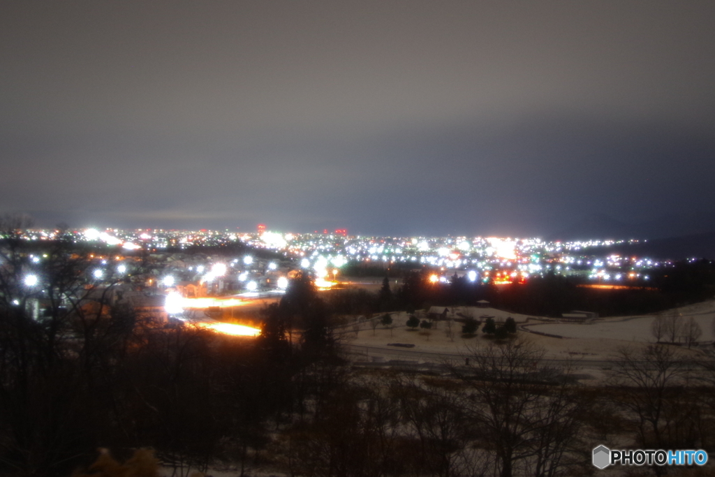 みはらしの丘からの夜景