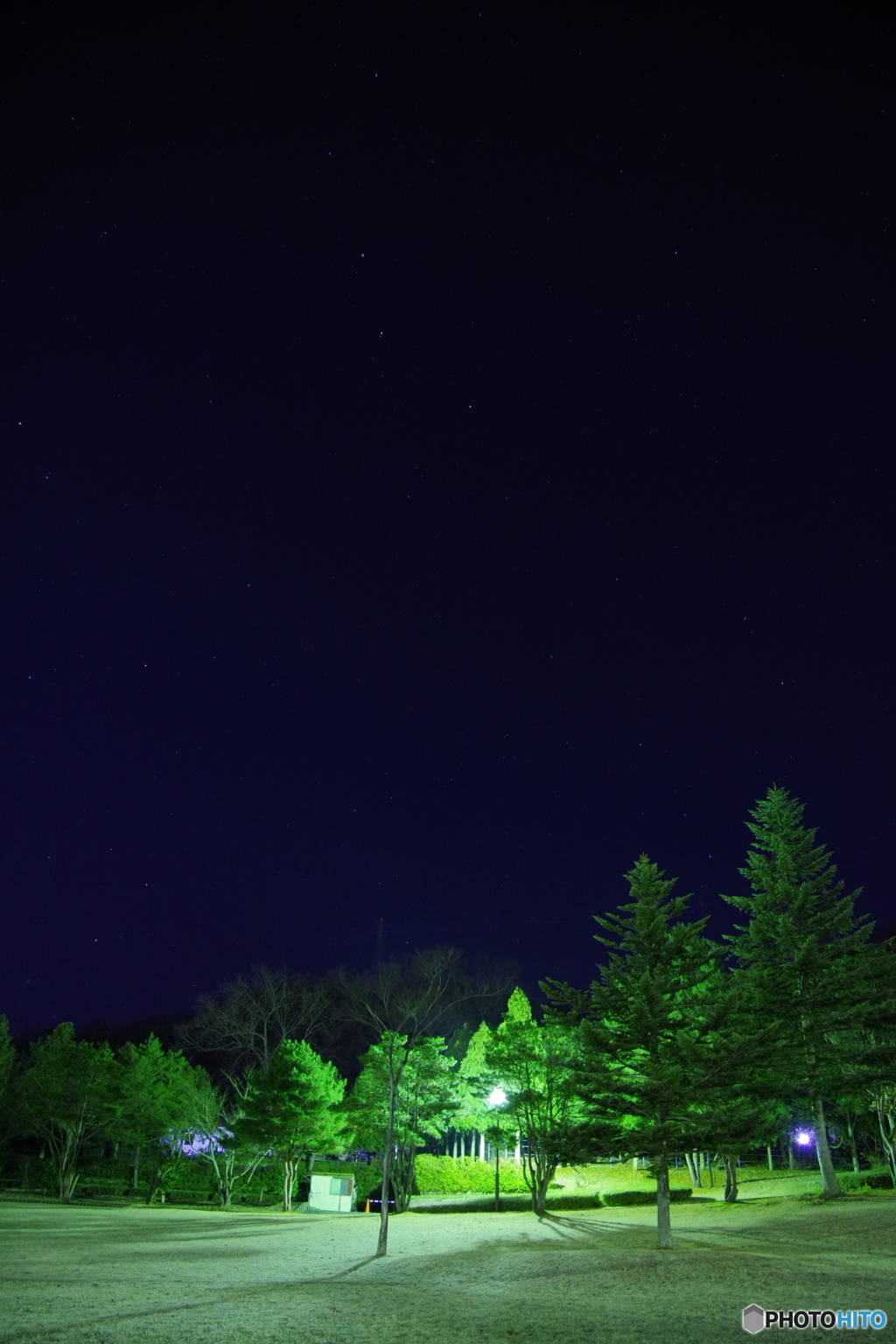 朝焼け前の夜空