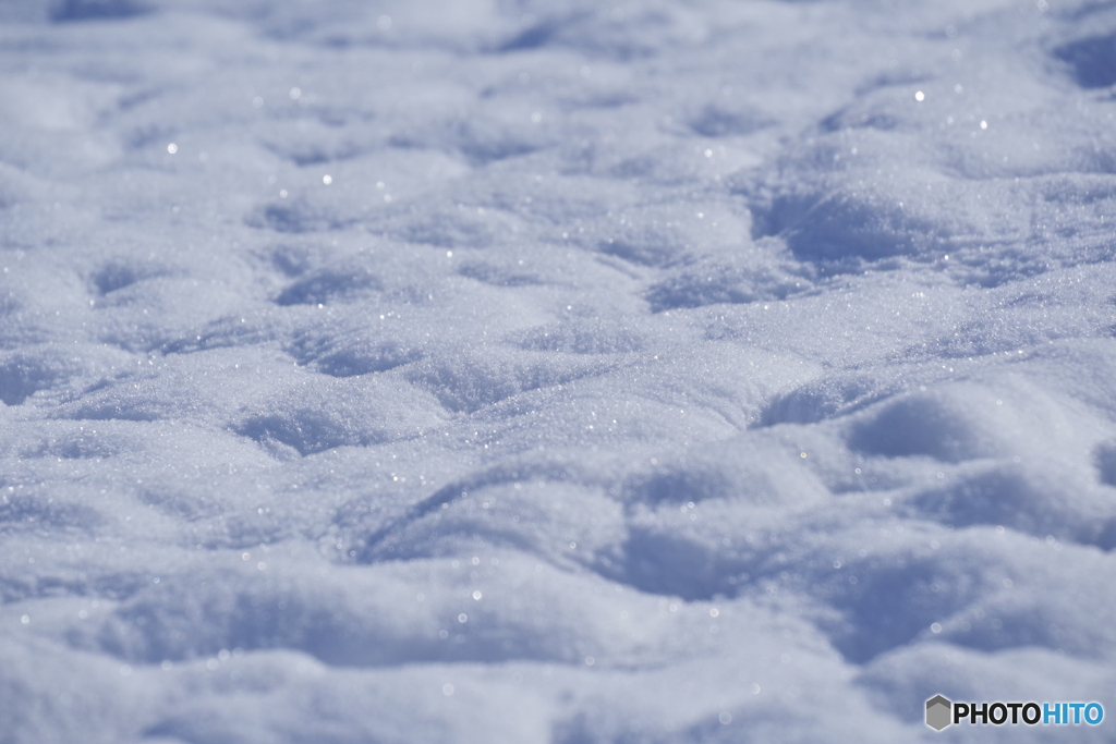 モコモコの雪