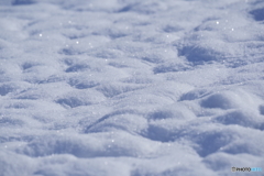 モコモコの雪