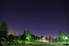 朝焼け前の夜空