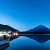 夜の精進湖