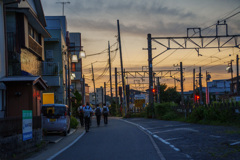 帰宅