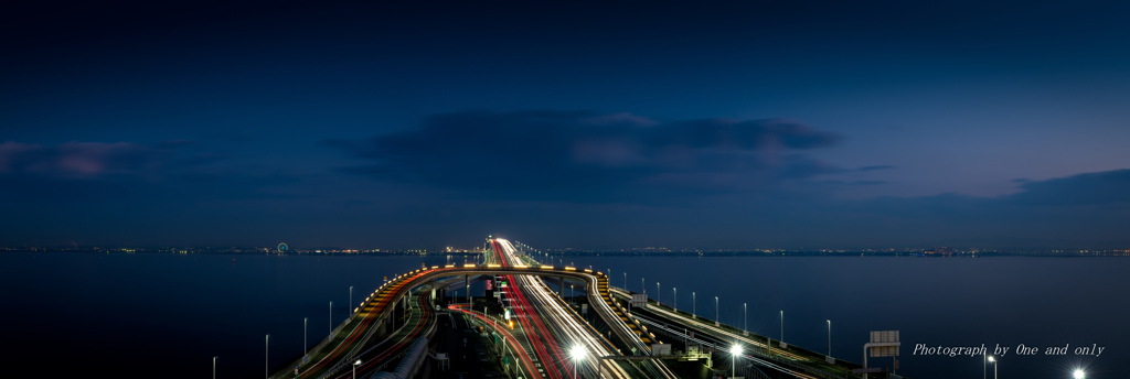 アクアライン　夕景