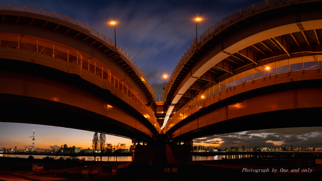 堀切ジャンクション　夕景　その１