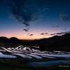 大山千枚田　朝景