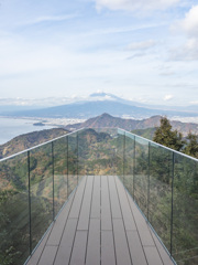 富士山の見えるテラス