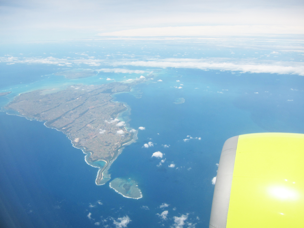 飛行機から