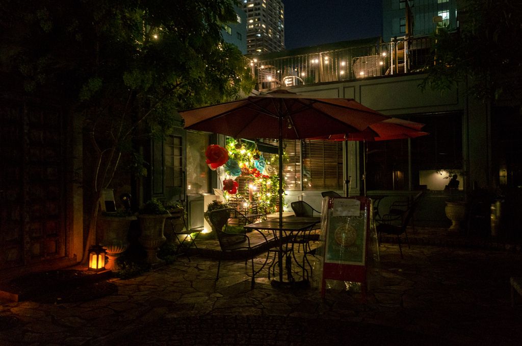 midnight patio