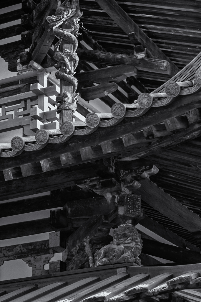 The oldest wooden building in Japan