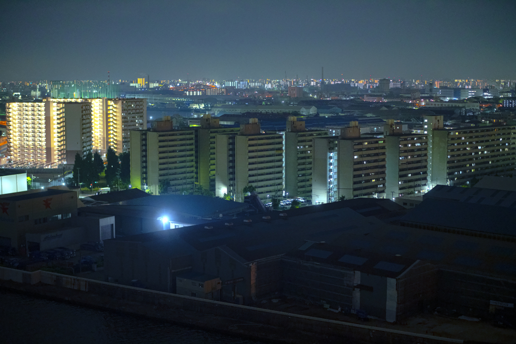 大正区・鶴浜の巨大集合住宅群