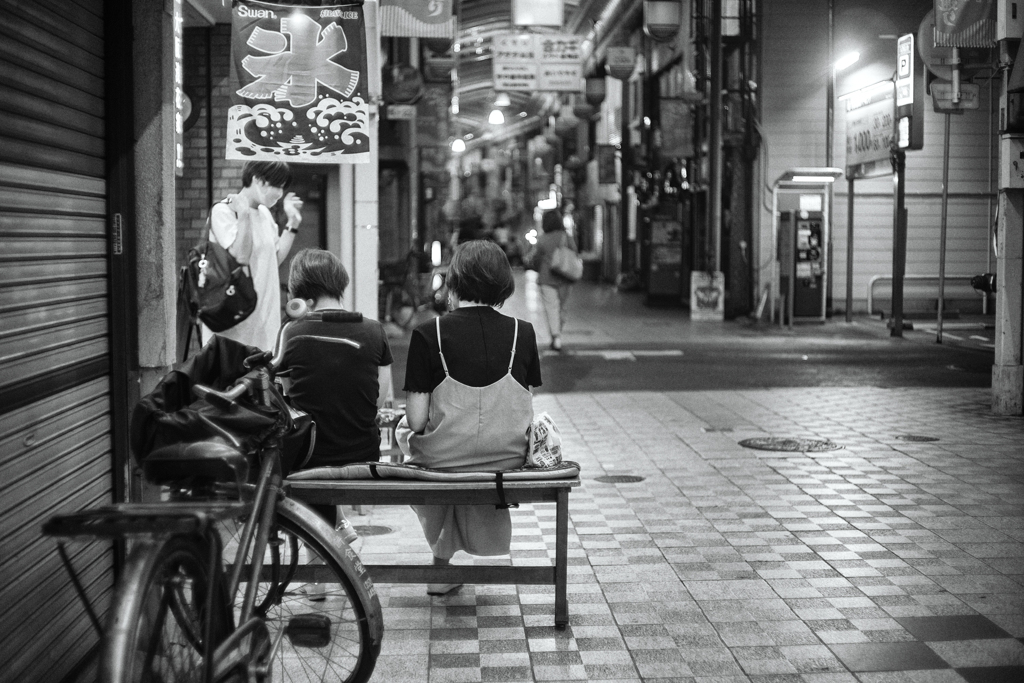 on the street