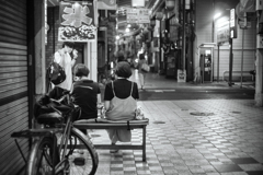 on the street
