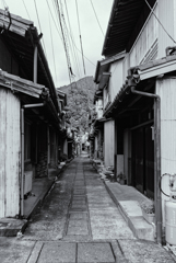 漁師町によくある路地