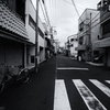 Downtown streets BW